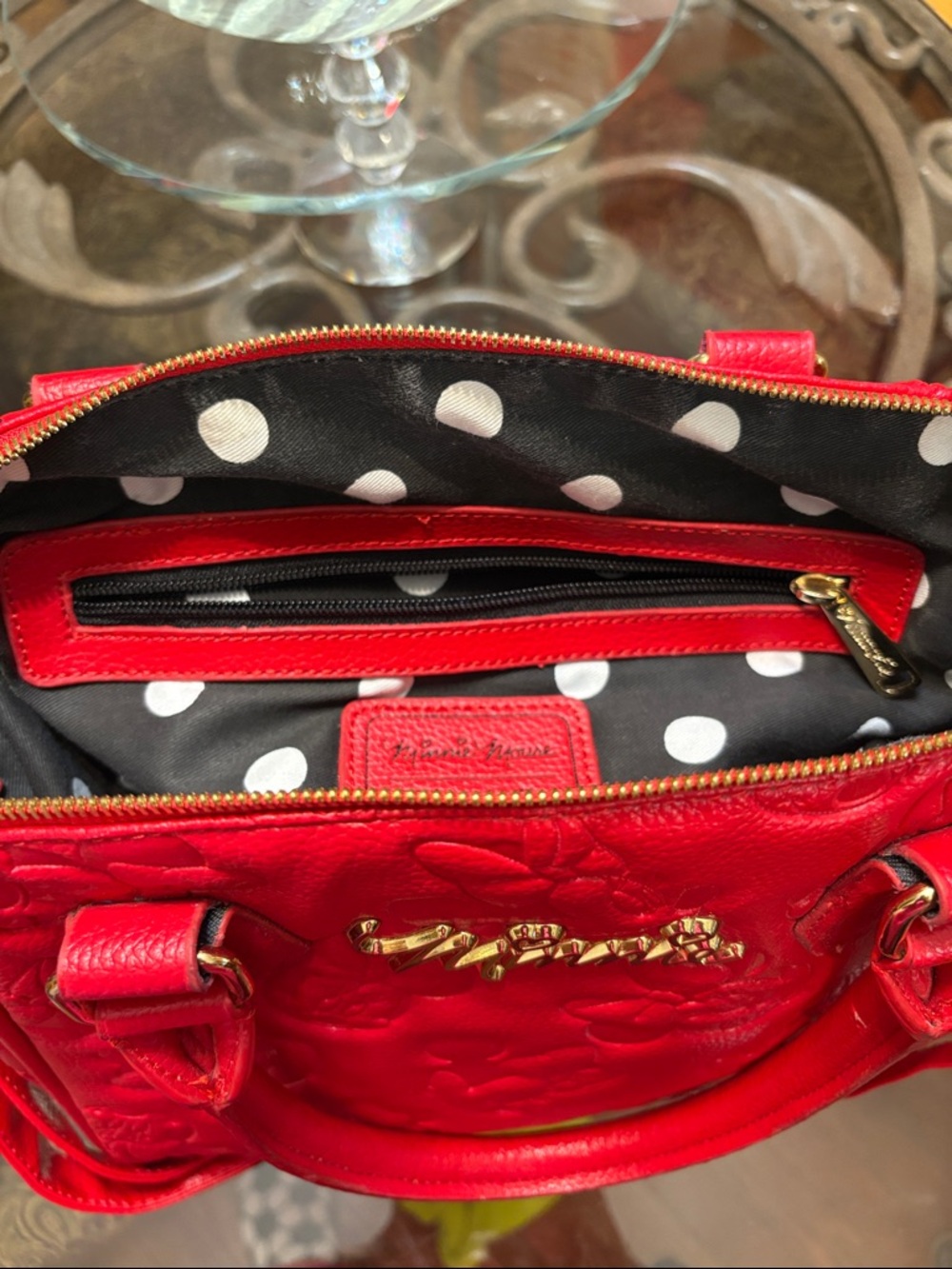 🐭Loungefly x  Disney Minnie Mouse Embossed Satchel - Picture 12 of 12